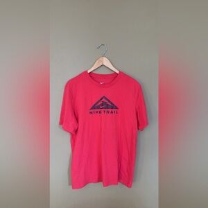 Nike Trail Red Short Sleeve Tee